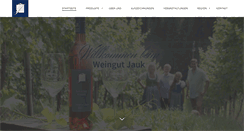 Desktop Screenshot of jauk-wein.at